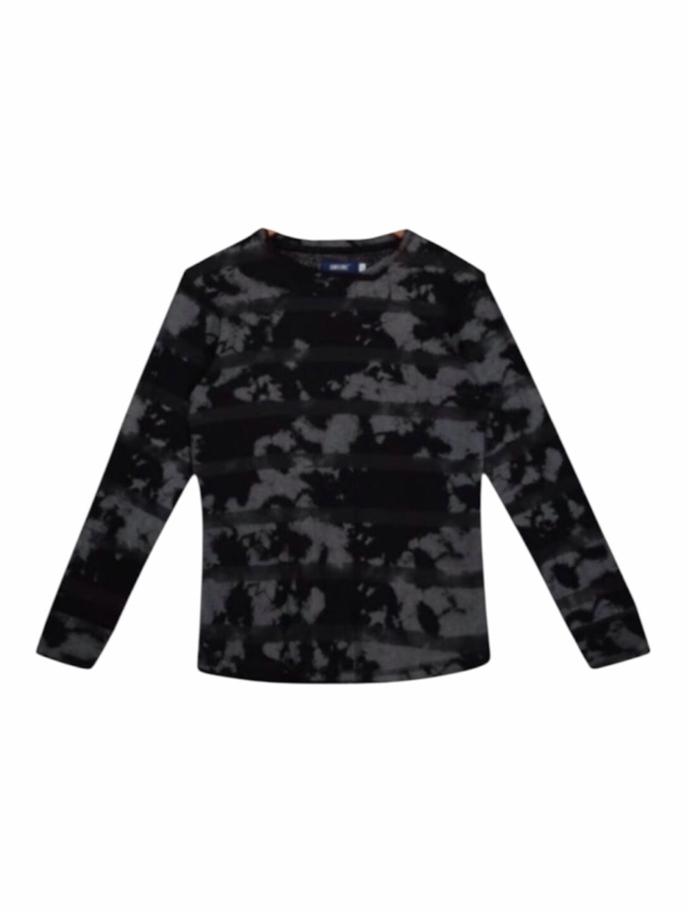 Univibe Boys Black and Gray Long Sleeve Thermal Shirt